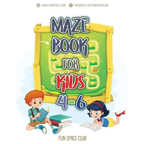 Maze Books for Kids 4-6: Amazing Maze for Kids Activity Books Ages 4-6