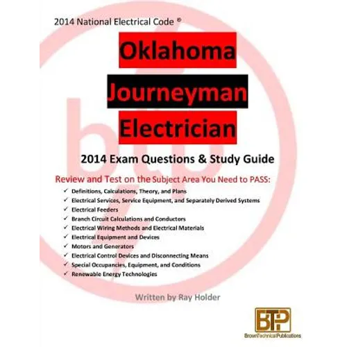 Oklahoma 2014 Journeyman Electrician Study Guide