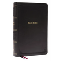 KJV Holy Bible: Large Print Single-Column with 43,000 End-Of-Verse Cross References, Black Leathersoft, Personal Size, Red Letter, Comfort Print: King