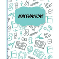 Matematicas: Libreta Cuadriculada para apuntes escolares/ Ideal para practicar escritura numeros/ Hoja cuadros 0.5 in /120 paginas/8.5 x 11 in