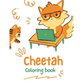 Cheetah Coloring Book