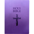 KJV Holy Bible, Cross Design, Large Print, Royal Purple Ultrasoft: (Red Letter, 1611 Version)