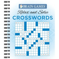 Brain Games - Relax and Solve: Crosswords (Blue)