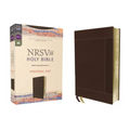 Nrsvue, Holy Bible, Personal Size, Leathersoft, Brown, Comfort Print