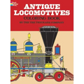 Antique Locomotives Coloring Book