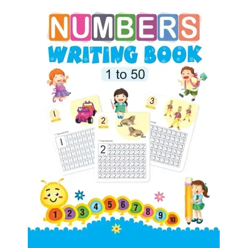 Number Writing Book: 1 to 50