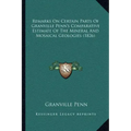 Remarks On Certain Parts Of Granville Penn's Comparative Estimate Of The Mineral And Mosaical Geologies (1826)