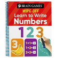 Brain Games Wipe-Off - Learn to Write: Numbers (Kids Ages 3 to 6)