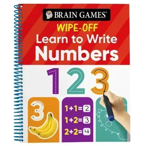 Brain Games Wipe-Off - Learn to Write: Numbers (Kids Ages 3 to 6)