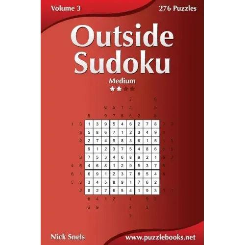 Outside Sudoku - Medium - Volume 3 - 276 Puzzles