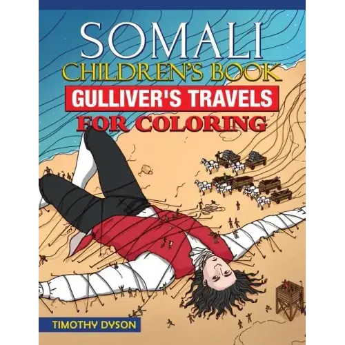 Somali Children's Book: Gulliver's Travels for Coloring