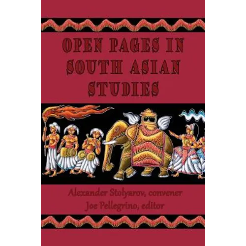 Open Pages in South Asian Studies