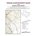 Texas Land Survey Maps for Leon County