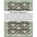 Art Deco Patterns 1: Art of Coloring. Coloring book