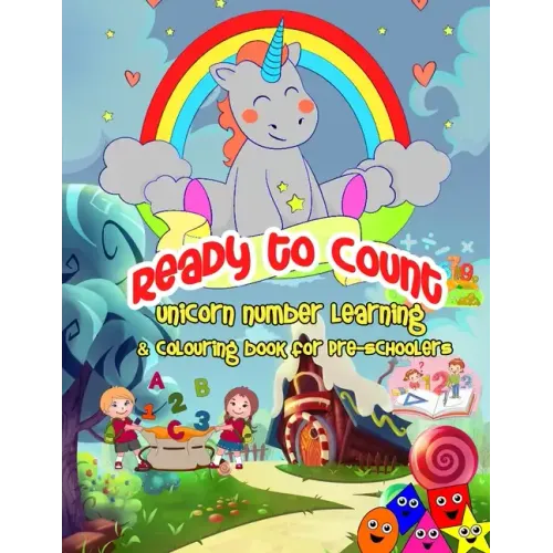 Ready To Count: Unicorn Maths Activity Book for Toddlers and Preschoolers: Maths activity book for toddlers and preschoolers