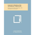 Cauchy's Problem For Hyperbolic Equations: Winter And Spring Quarters, 1957, University Of Chicago