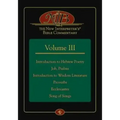 The New Interpreter's(r) Bible Commentary Volume III: Introduction to Hebrew Poetry, Job, Psalms, Introduction to Wisdom Literature, Proverbs, Ecclesi