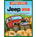 Super Cool All-Terrain Jeep(r) Coloring Book: Fun & Easy Coloring for Young Adventure Seekers
