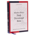 Nkjv, Matthew Henry Daily Devotional Bible, Hardcover, Red Letter, Thumb Indexed, Comfort Print: 366 Daily Devotions by Matthew Henry