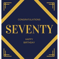 Happy 70th Birthday Guest Book (Hardcover): Happy 70th Birthday Guest book, party and birthday celebrations decor, memory book, 70th birthday, happy b