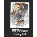 WTF Halloween Coloring Book: 50 Unique Coloring Pages with Creepy Scary Creatures for Adults Teen Tweens and Brave Kids. I DARE YOU!