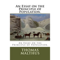 An Essay on the Principle of Population.