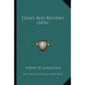 Essays And Reviews (1876)