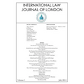 International Law Journal of London: Volume 1, Edition 1