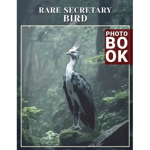Rare Secretary Bird Photo Book: Stunning Visual Collection Showcasing Unique Secretary Bird Features And Habitats