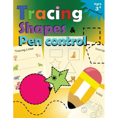 Tracing shapes & Pen control for Preschool: Kindergarten Tracing Workbook