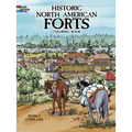 Historic North American Forts Coloring Book