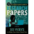 Research Papers: 101 Ways to Make Your Work Stand Out