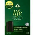 NLT Life Application Study Bible, Third Edition (Leatherlike, Black/Onyx, Indexed, Red Letter)