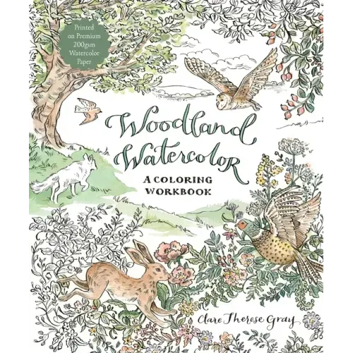 Woodland Watercolor: A Coloring Workbook