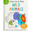 Color, Cut, and Fold: Wild Animals