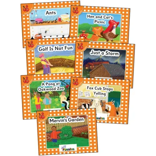 Jolly Phonics Orange Level Readers Complete Set: In Print Letters (American English Edition)