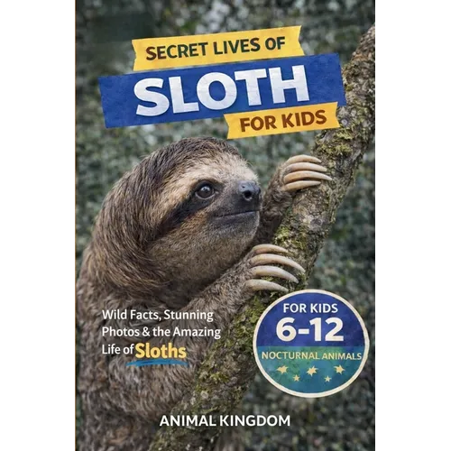 Secret Lives of Sloths for Kids: Fun Facts, Stunning Photos inside the Amazing Life of a Sloth for Kids Aged 6-12