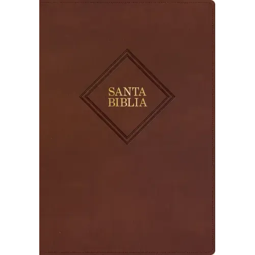 Rvr 1960 Biblia Letra Supergigante, Marrón Piel Fabricada Con Índice (Edición 2023): Con Referencias. Nueva Tipografía
