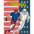 American Football: COLORING BOOK Illustrations of Players, Team, helmet and more, for kids and adults, coloring book stress relief, large