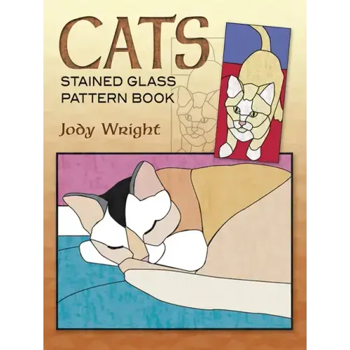 Cats Stained Glass Pattern Book