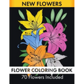 Flower Coloring Book - 70 Flowers Included