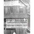 Mineral Resources of Lane County Oregon