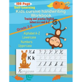Kids cursive handwriting workbook: Self-Help Beginner cursive handwriting workbook for kids (Cursive number and letter)-cursive handwriting kindergart
