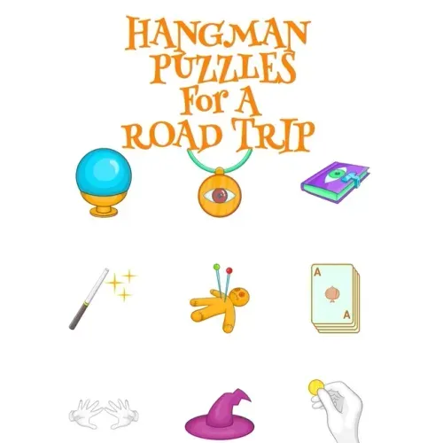 Hangman Puzzles For A Road Trip: Game Book For Clever Kids & Adults For Airplane Rides During Spooky Times, 8.5x11, 120 Pages, Halloween Print Cover W