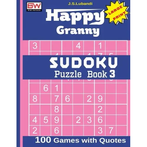 Happy Granny SUDOKU Puzzle Book 3