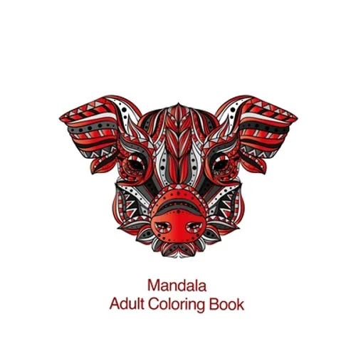 Mandala Adult Coloring Book: Coloring for adults with raccoons, crocodiles, squirrels and many other