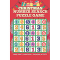 Christmas Number Search Puzzle Game - Engaging activity - Large print: Christmas gift idea for Elderly/Seniors - Number search puzzle game with variat