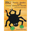 Big Fuzzy Spider with Green Pompom Hands