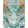 Fantasy Creatures Coloring Book: GAIA Earthland. Art activity book that perfect for adults and teens who love Fantasy! It features 40 high-quality ill