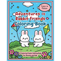 Adventures of Rabbit Friends Coloring Book: Scenes in Motion: A Frame-by-Frame Coloring Book for Parents and Kids